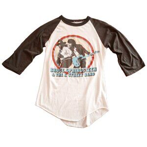 Vintage Bruce Springsteen and the E Street Band 1980/81 World Tour Baseball Tee